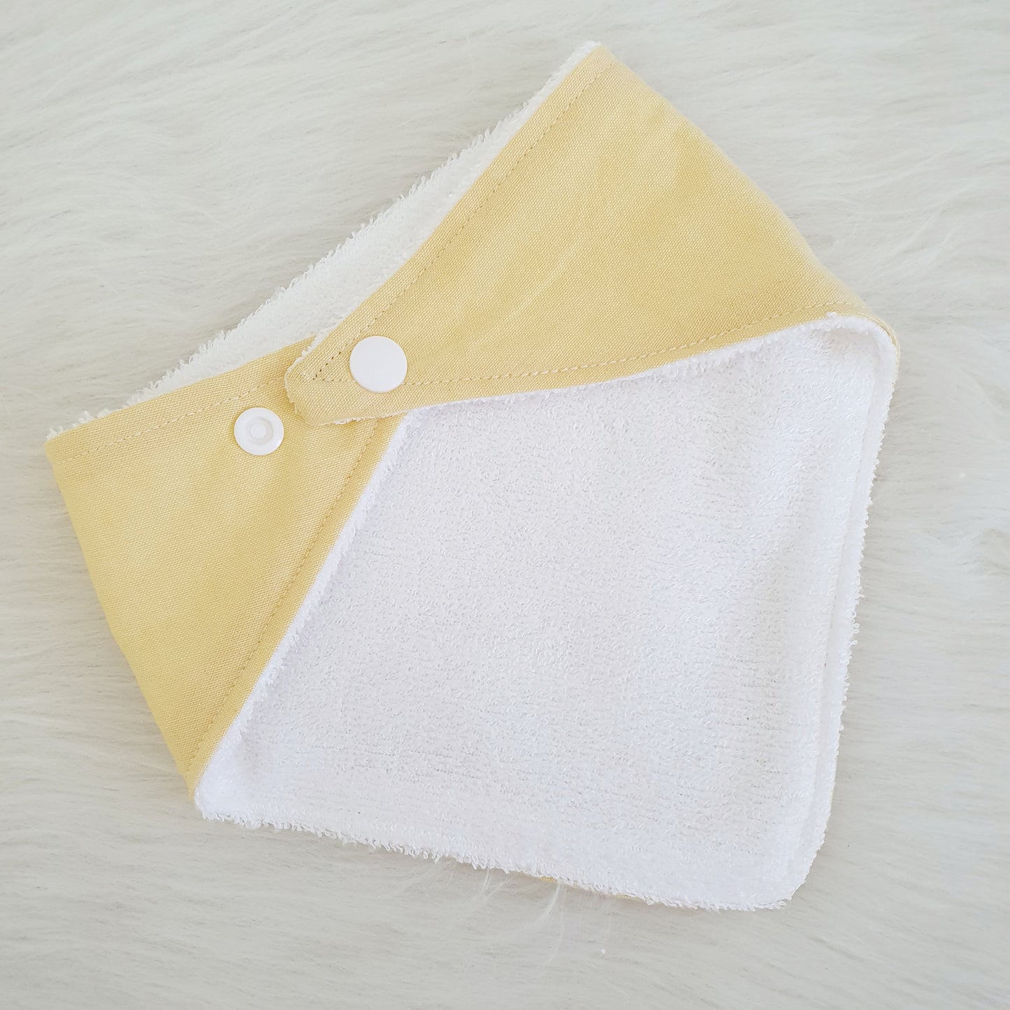 CHAMBRAY DAFFODIL Bandana Dribble Bib - Bamboo Backed Ultra Absorbent Bib