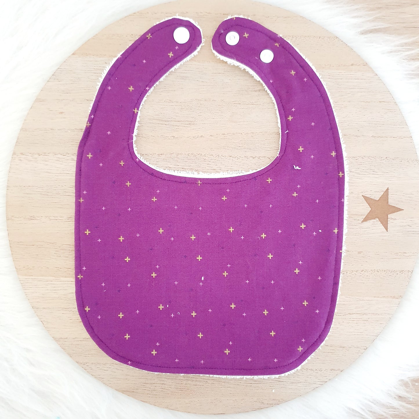 Grape Bib, Handmade Baby Bib, Feeding Bib