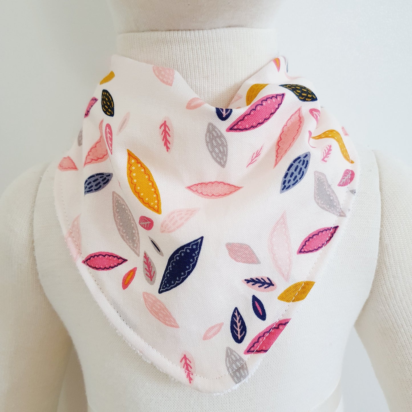 Leafy Bandana Dribble Bib - Bamboo Backed Ultra Absorbent Bib