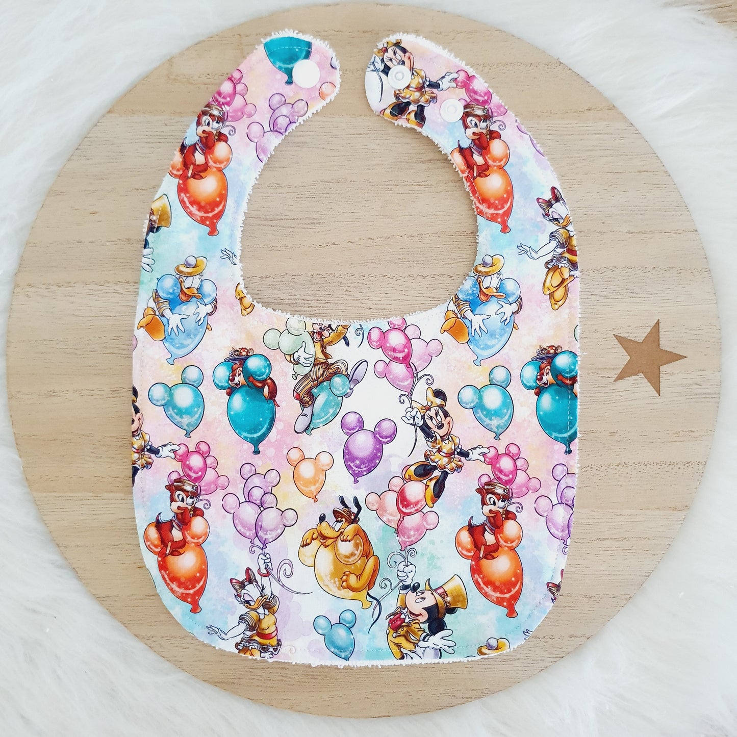 Mouse Bib, Handmade Baby Bib, Feeding Bib