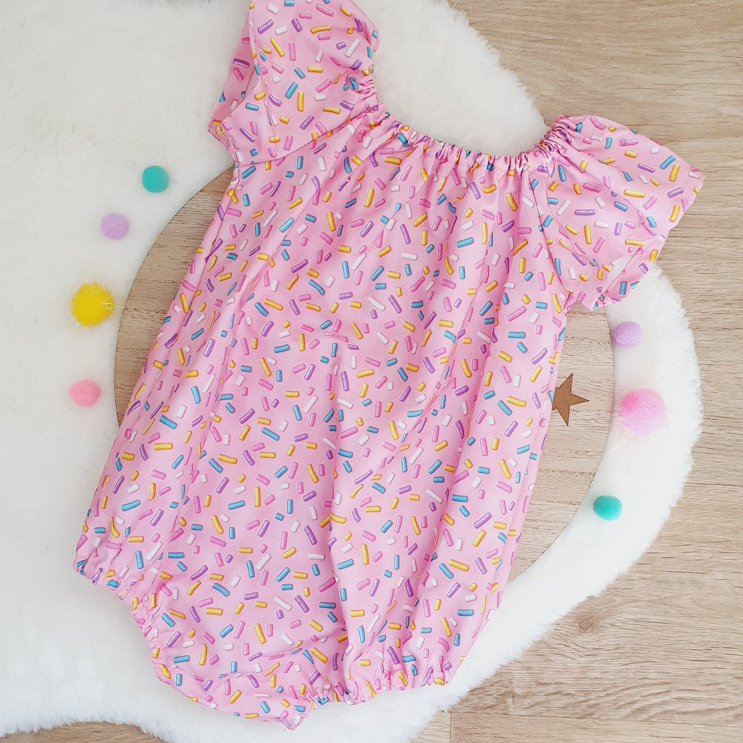 SPRINKLES Baby Girl Playsuit, Size 1