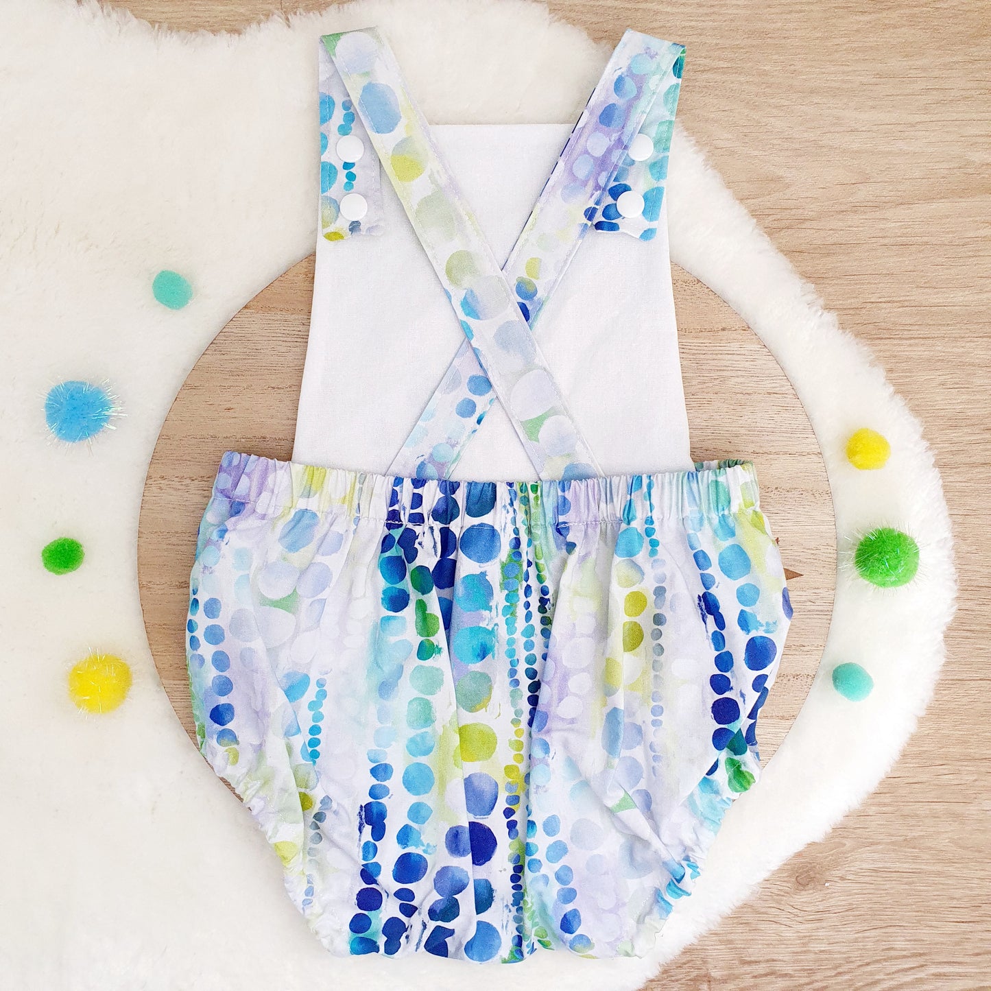 WATERCOLOURS Baby Romper Size 1