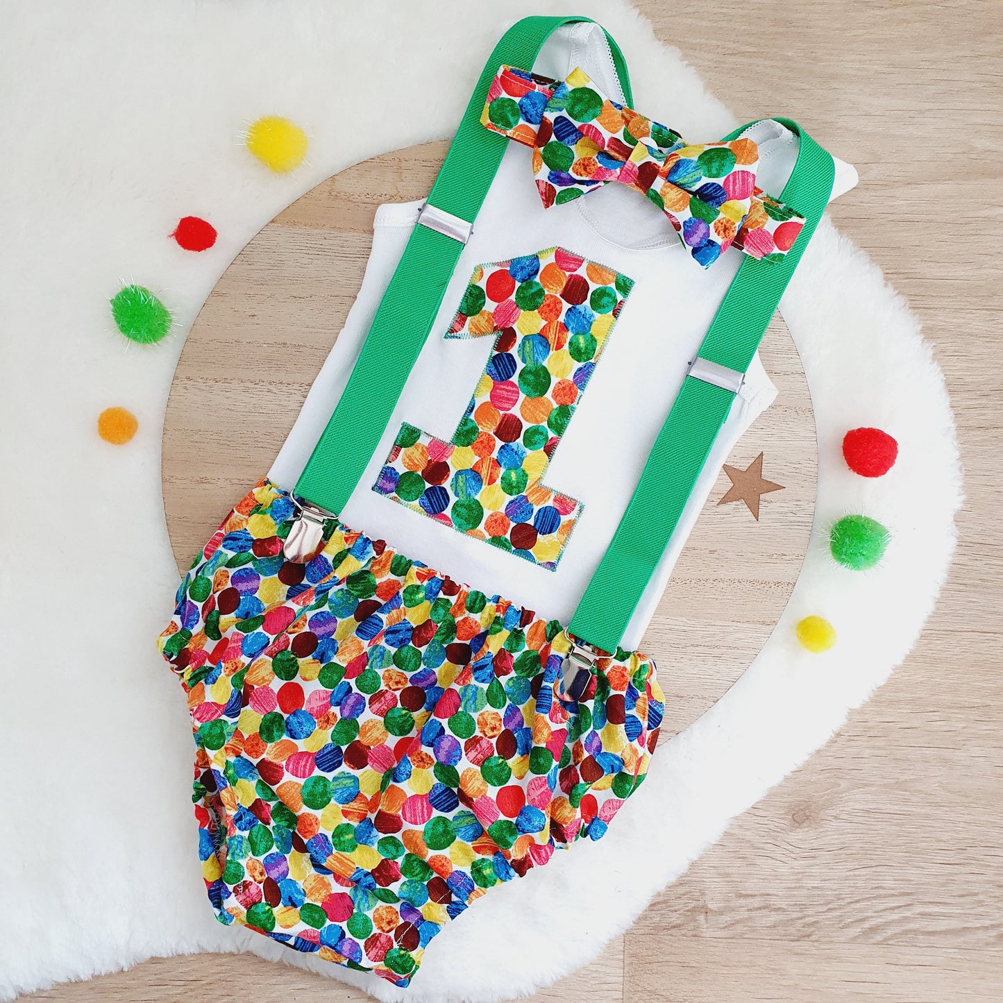 Boys 1st Birthday Outfit, Size 0