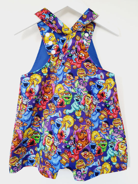 Overalls, Baby / Toddler Overalls, Short Leg Romper, Size 2