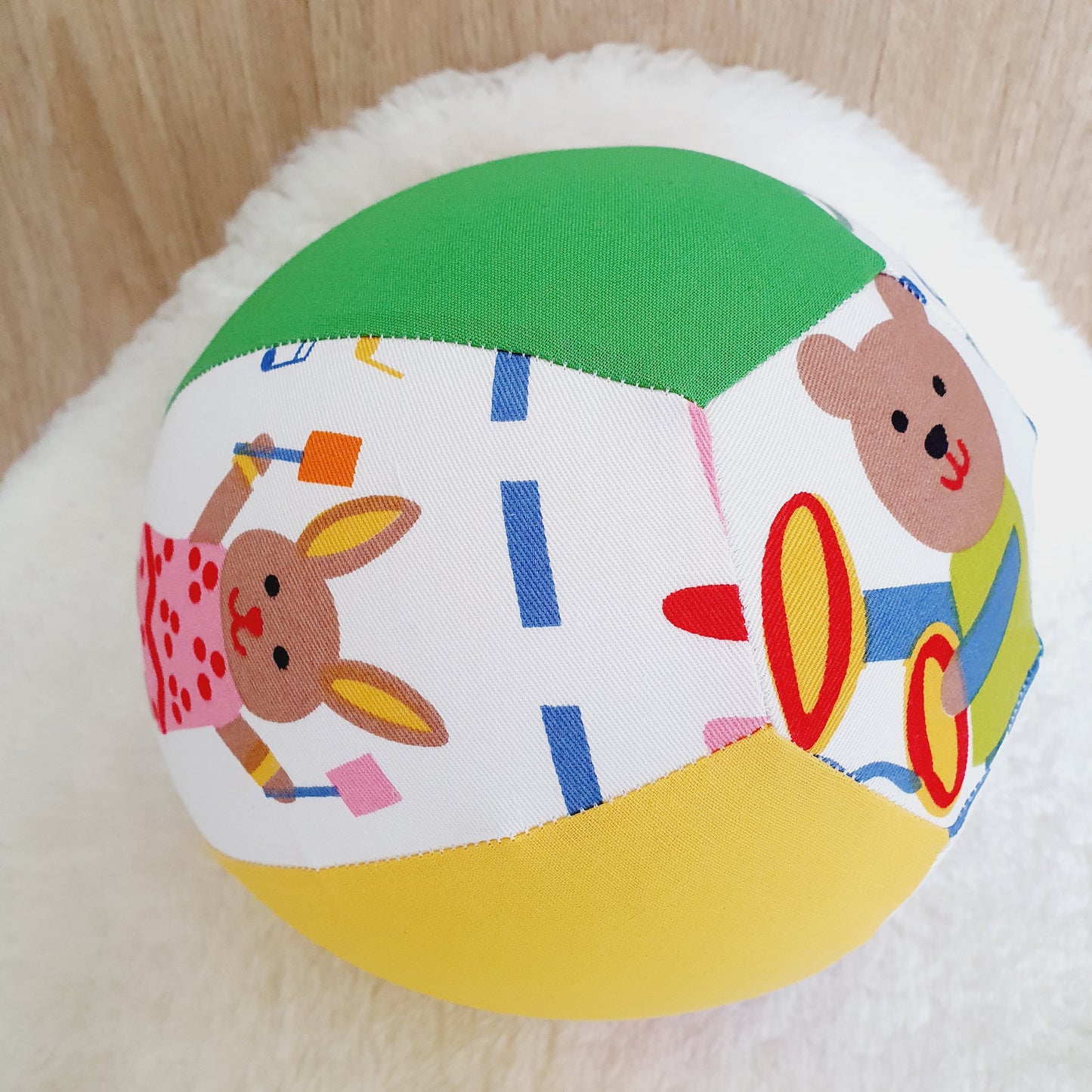 Balloon Ball Cover - Balloon Balls - Handmade Fabric Balloon Cover - Musical Animals
