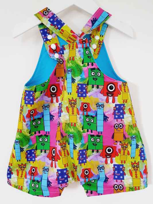 Overalls, Baby / Toddler Overalls, Short Leg Romper, Size 2