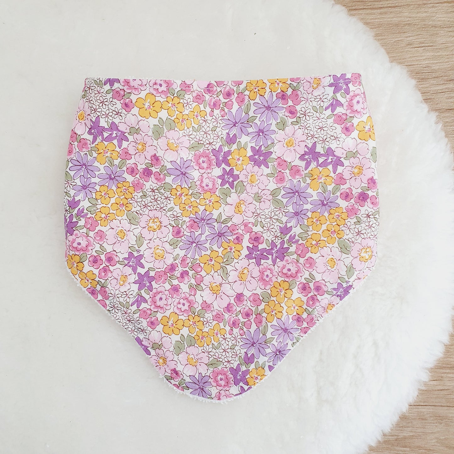FLORAL Bandana Dribble Bib - Bamboo Backed Ultra Absorbent Bib