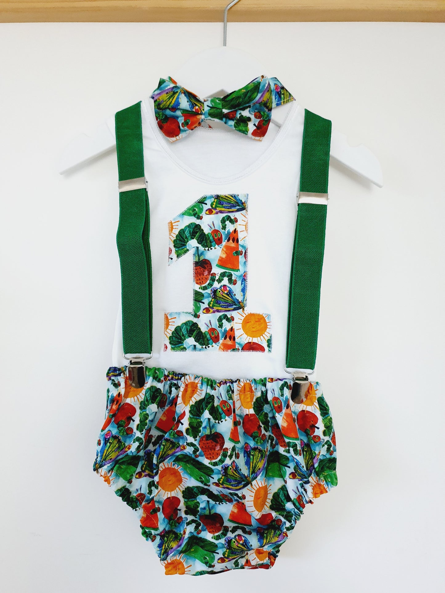 Caterpillar Boys Cake Smash Outfit Size 0