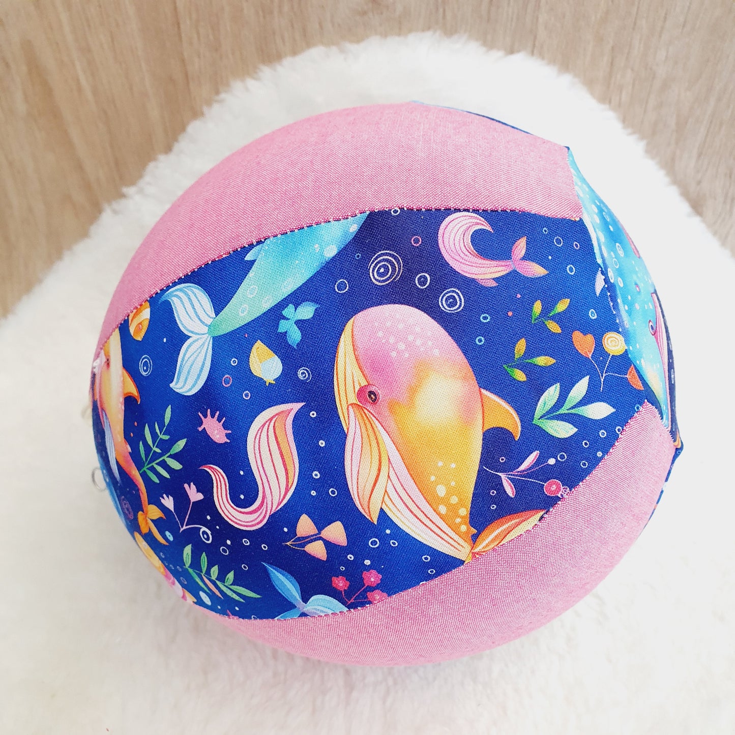 Balloon Ball Cover - Balloon Balls - Handmade Fabric Balloon Cover - Underwater