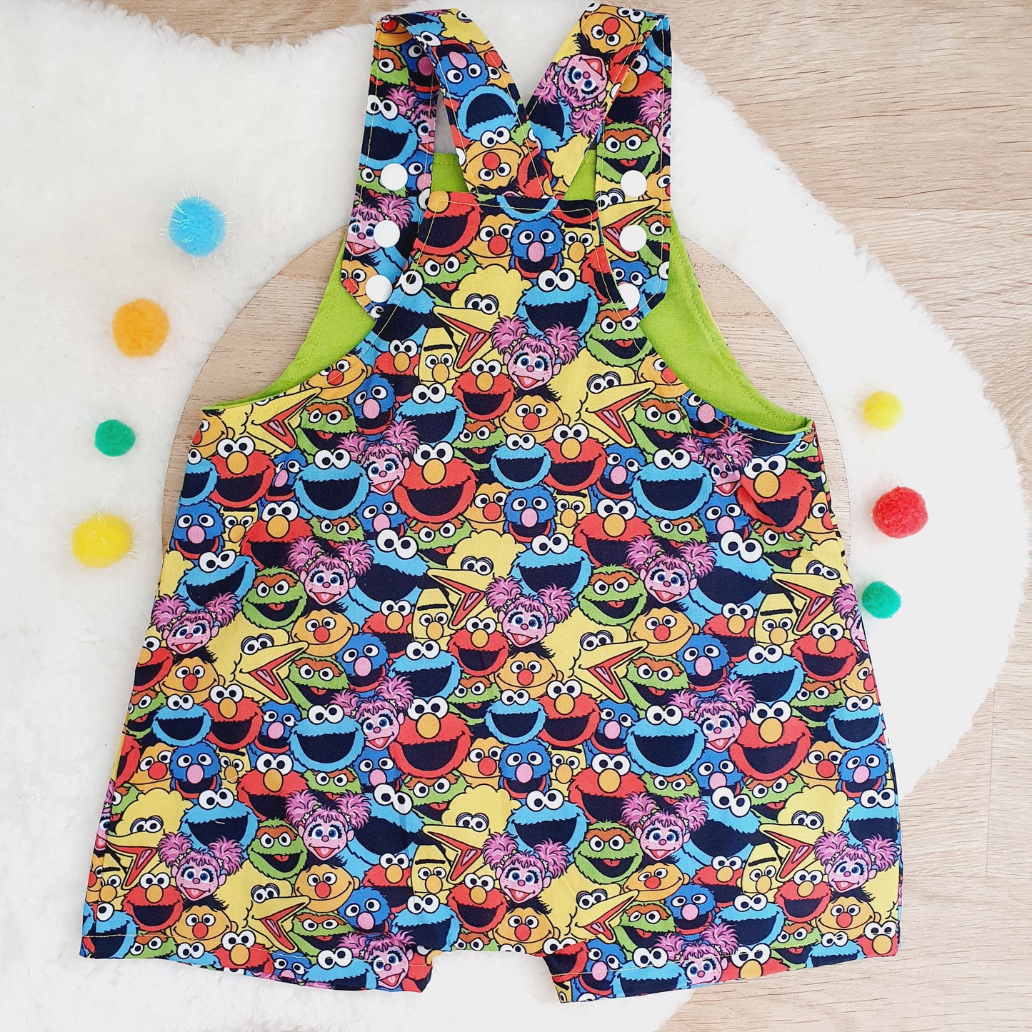 Overalls, Baby / Toddler Overalls, Short Leg Romper, Size 2