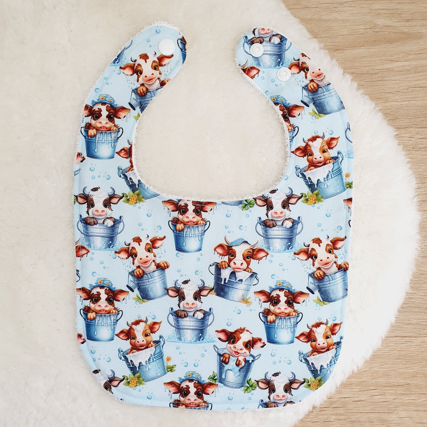 Bib, Handmade Baby Bib, Feeding Bib, Cotton / Bamboo, Ultra Absorbent