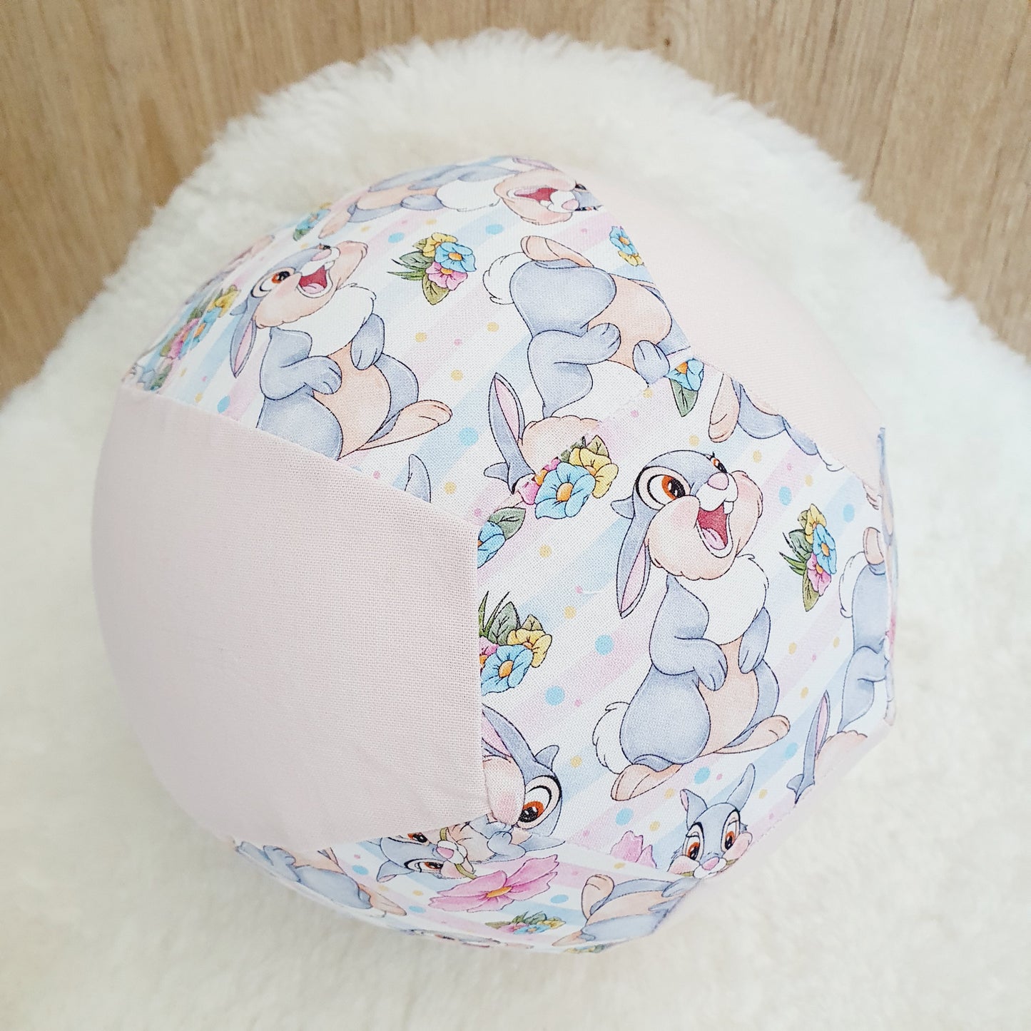 Balloon Ball Cover - Balloon Balls - Handmade Fabric Balloon Cover - Thumper print