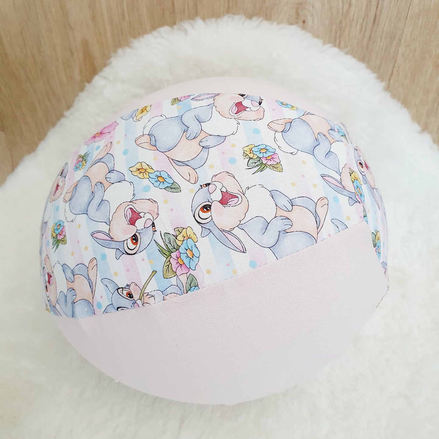Balloon Ball Cover - Balloon Balls - Handmade Fabric Balloon Cover - Thumper print