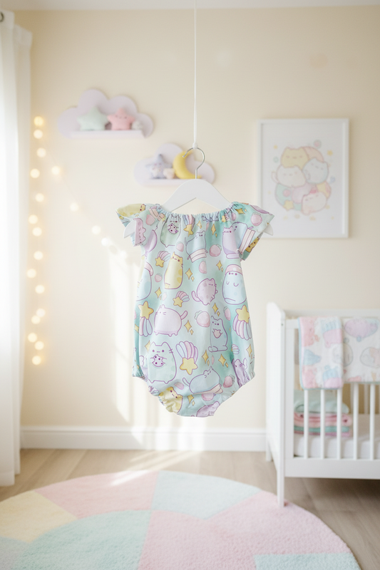 Baby Girl Playsuit, Size 1