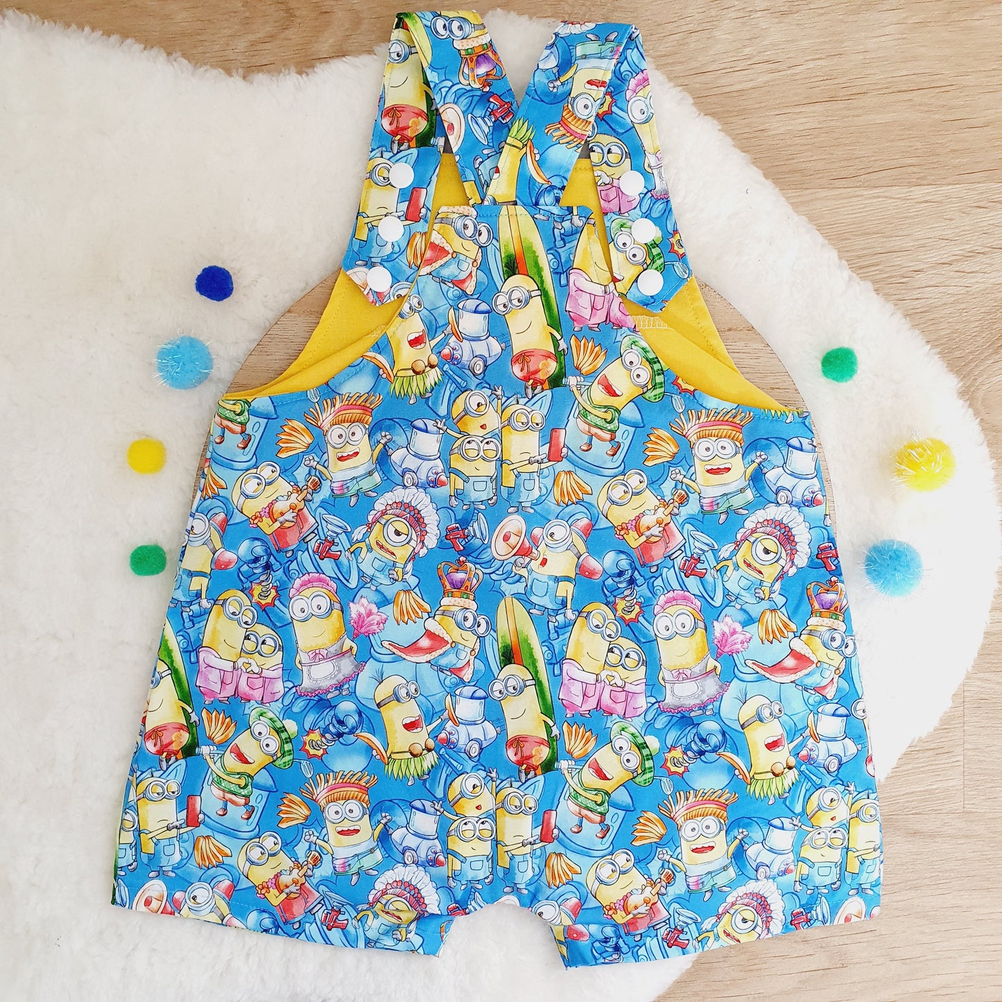 Overalls, Baby / Toddler Overalls, Short Leg Romper, Size 2