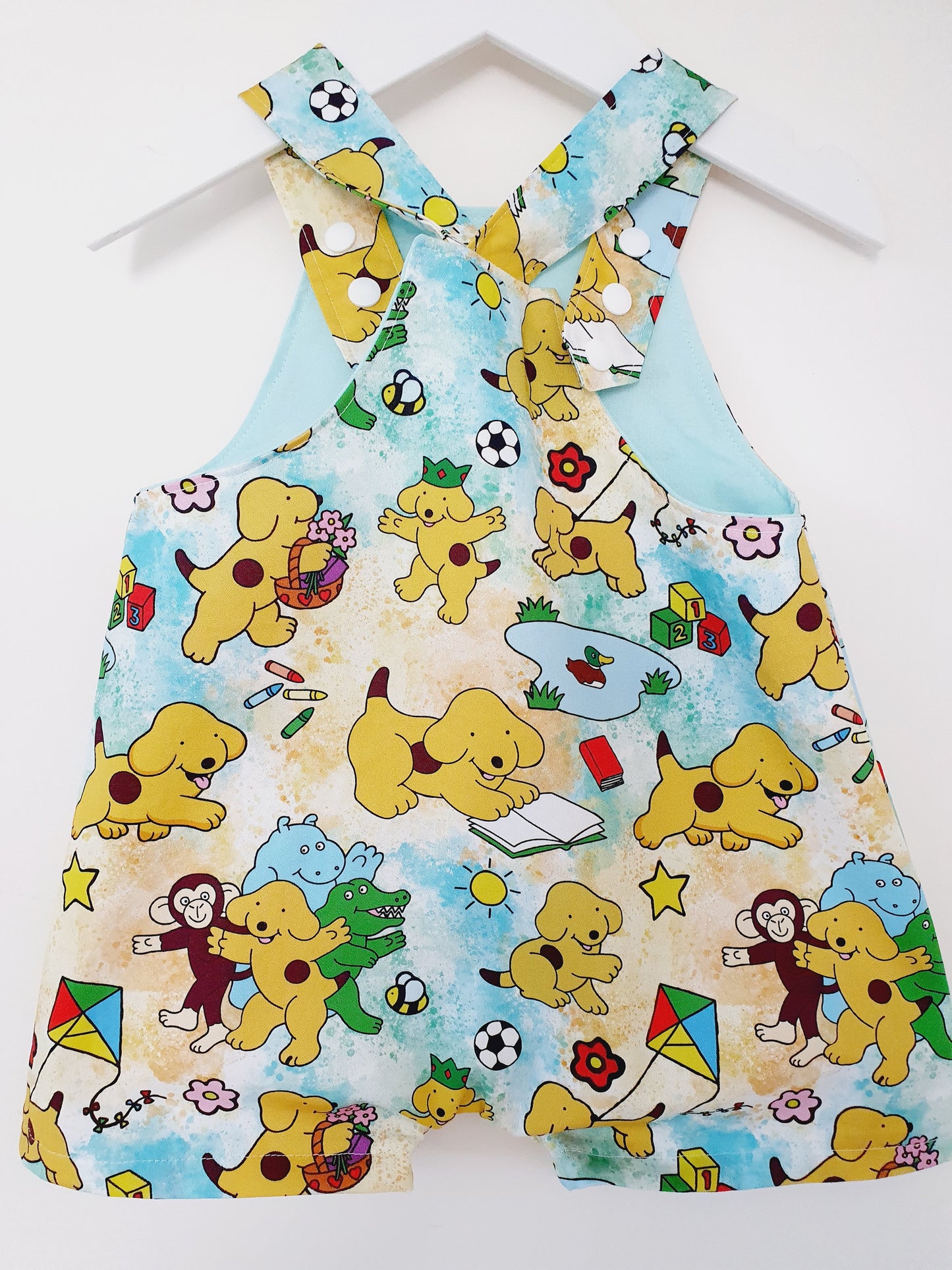 Baby / Toddler Overalls, Short Leg Romper, Size 1