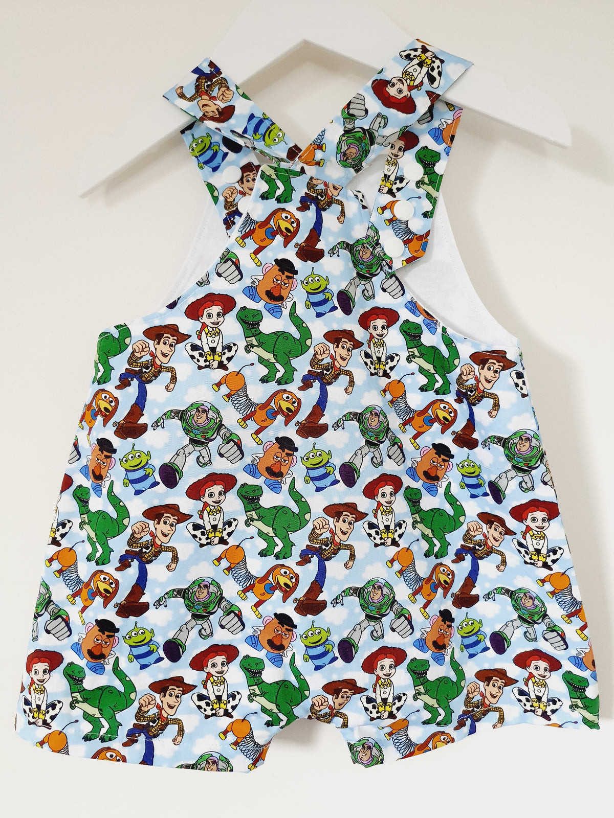 Baby / Toddler Overalls, Short Leg Romper, Size 1