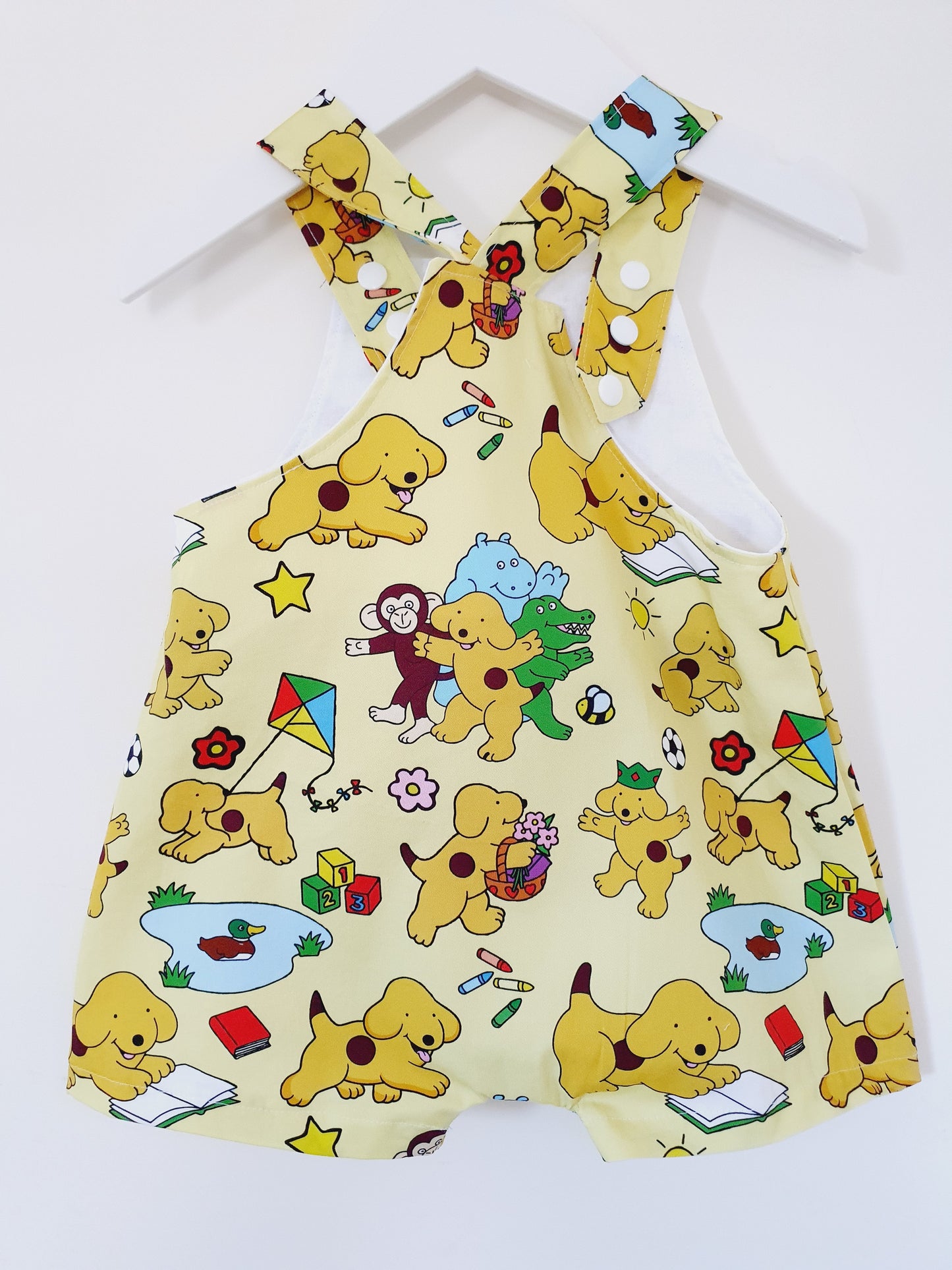 Baby / Toddler Overalls, Short Leg Romper, Size 1
