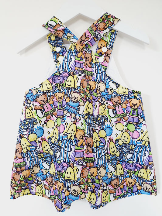 Baby / Toddler Overalls, Short Leg Romper, Size 1