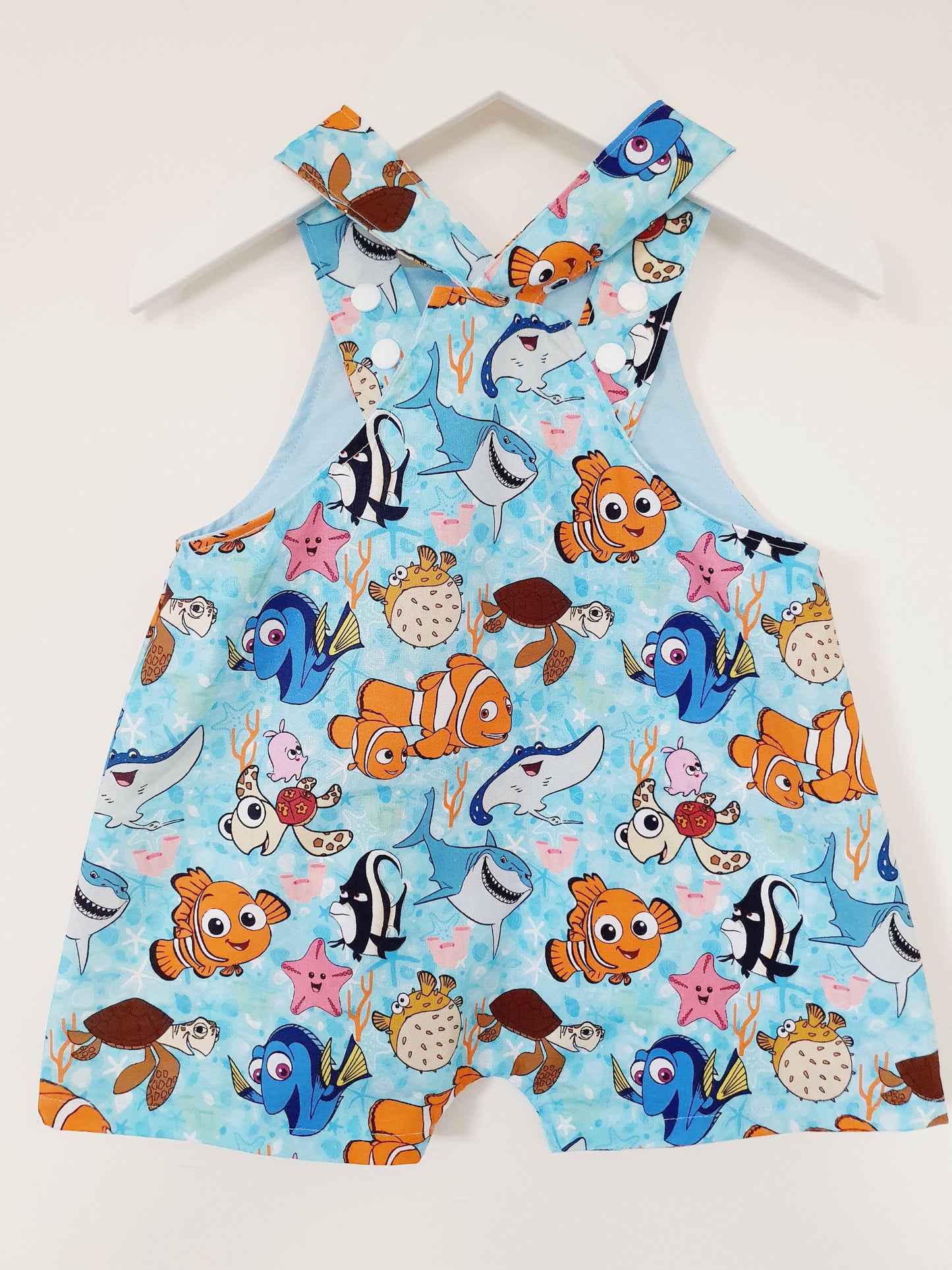 Baby / Toddler Overalls, Short Leg Romper, Size 1