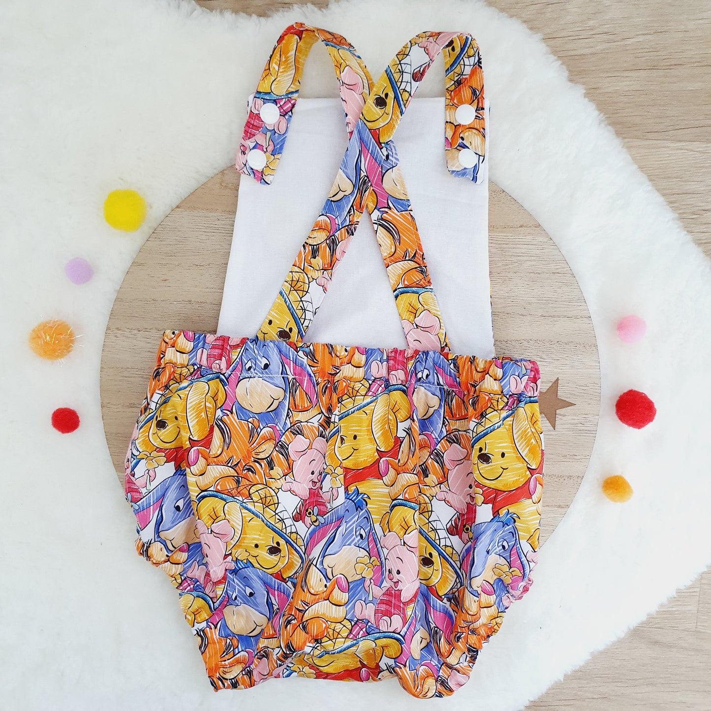 POOH print Baby Romper, Size 1