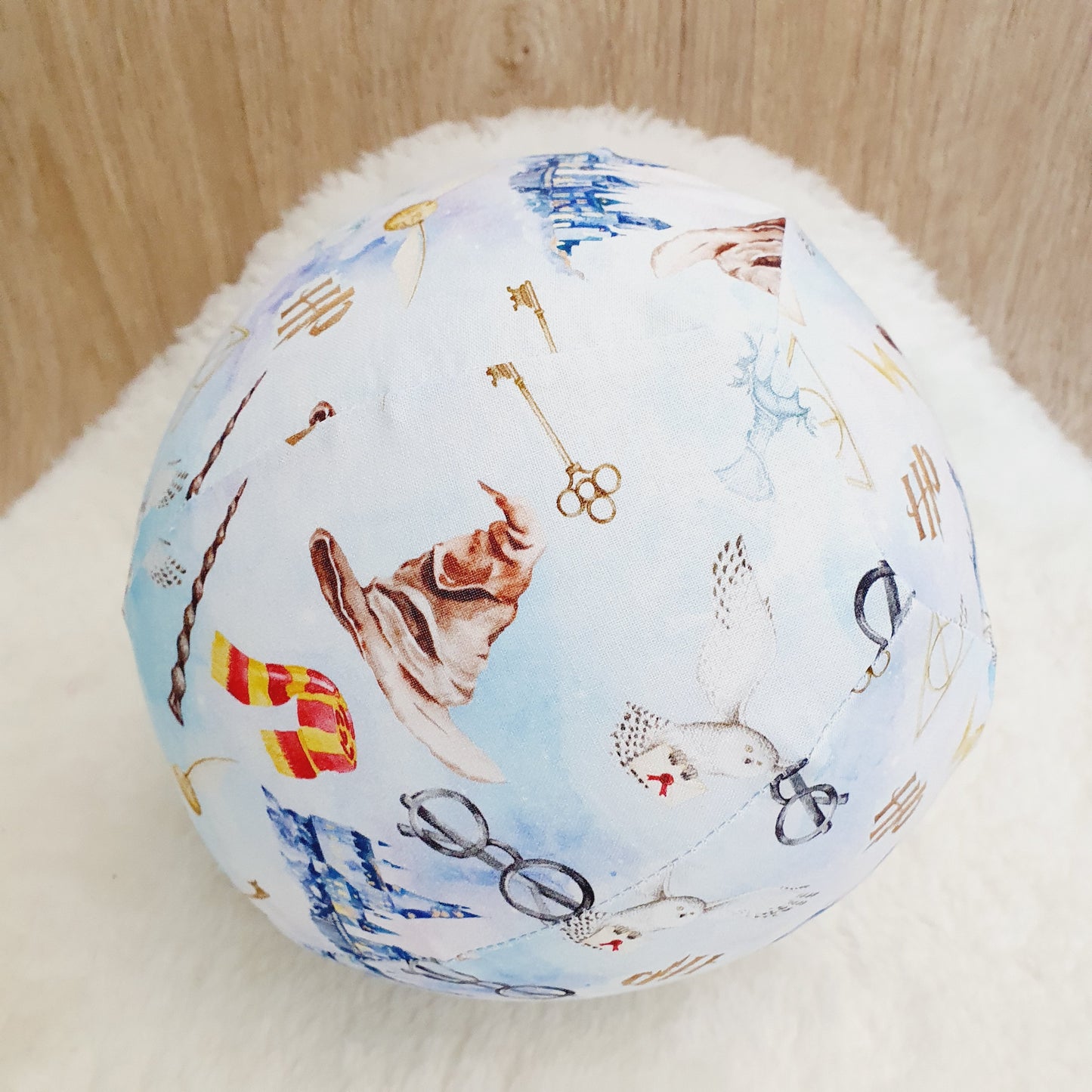Balloon Ball Cover - Balloon Balls - Handmade Fabric Balloon Cover - HP SYMBOLS print