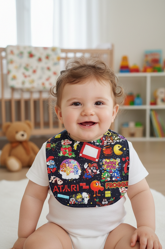Bib, Handmade Baby Bib, Feeding Bib, Cotton / Bamboo, Ultra Absorbent
