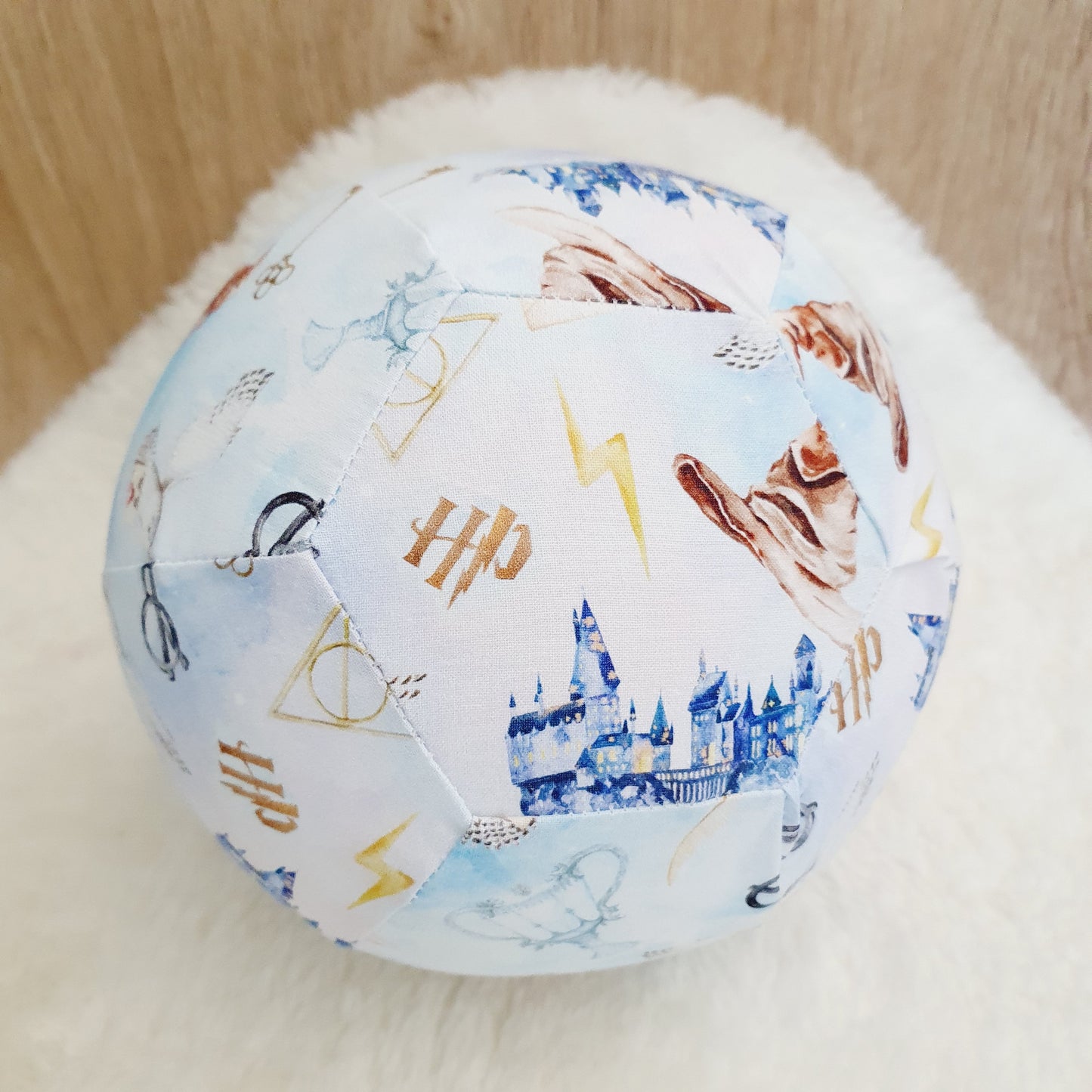 Balloon Ball Cover - Balloon Balls - Handmade Fabric Balloon Cover - HP SYMBOLS print