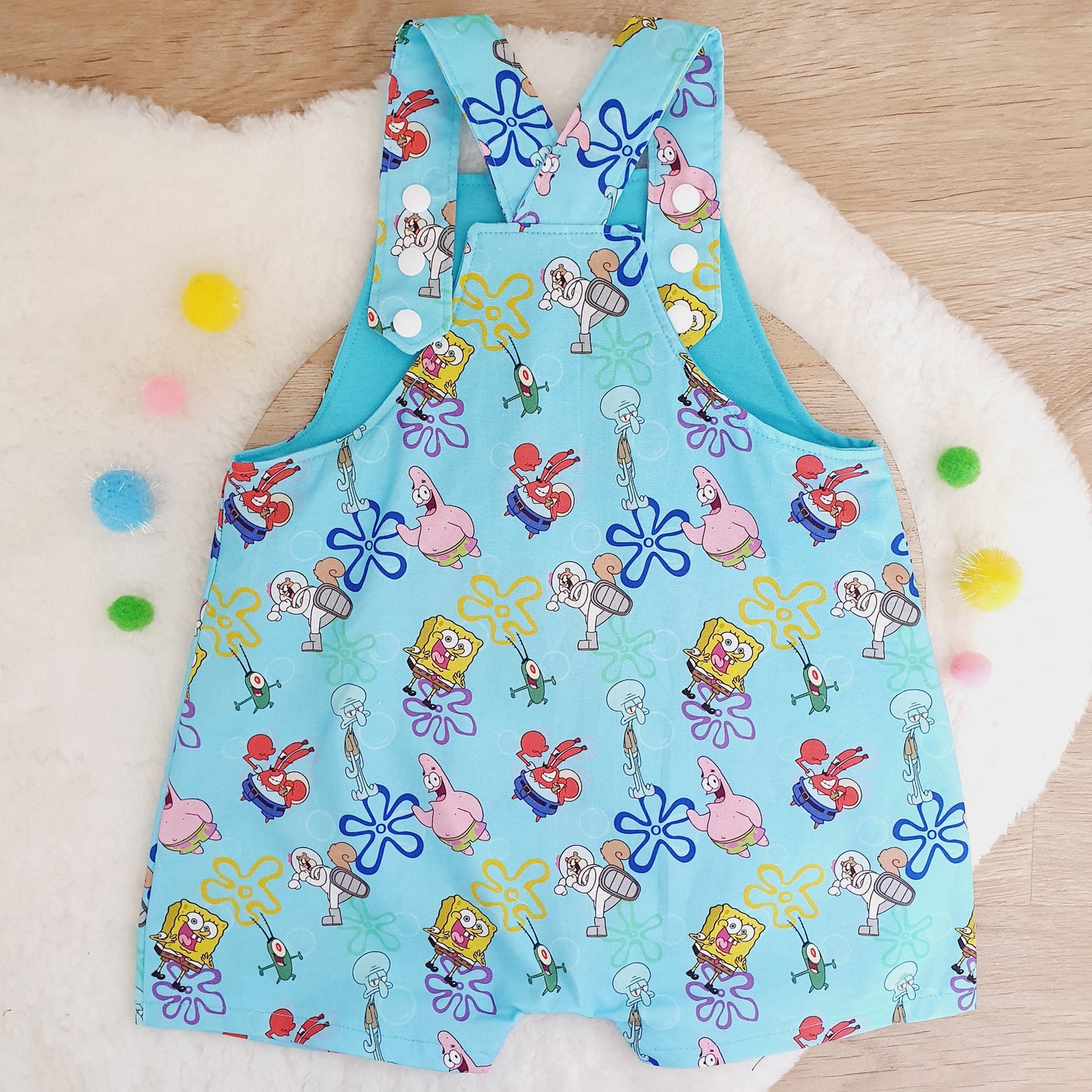 Overalls, Baby / Toddler Overalls, Short Leg Romper, Size 2