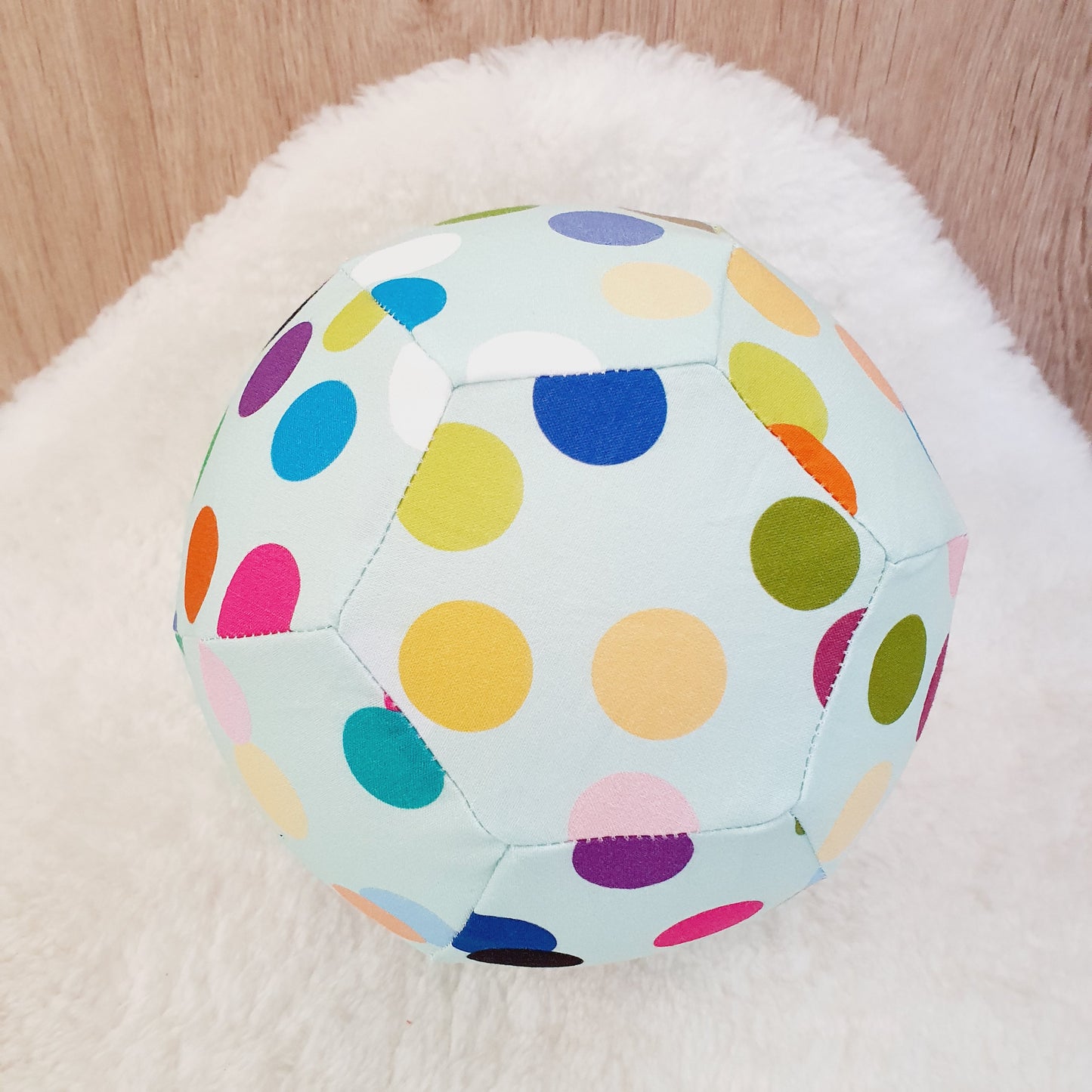 Balloon Ball Cover - Balloon Balls - Handmade Fabric Balloon Cover - Dotty
