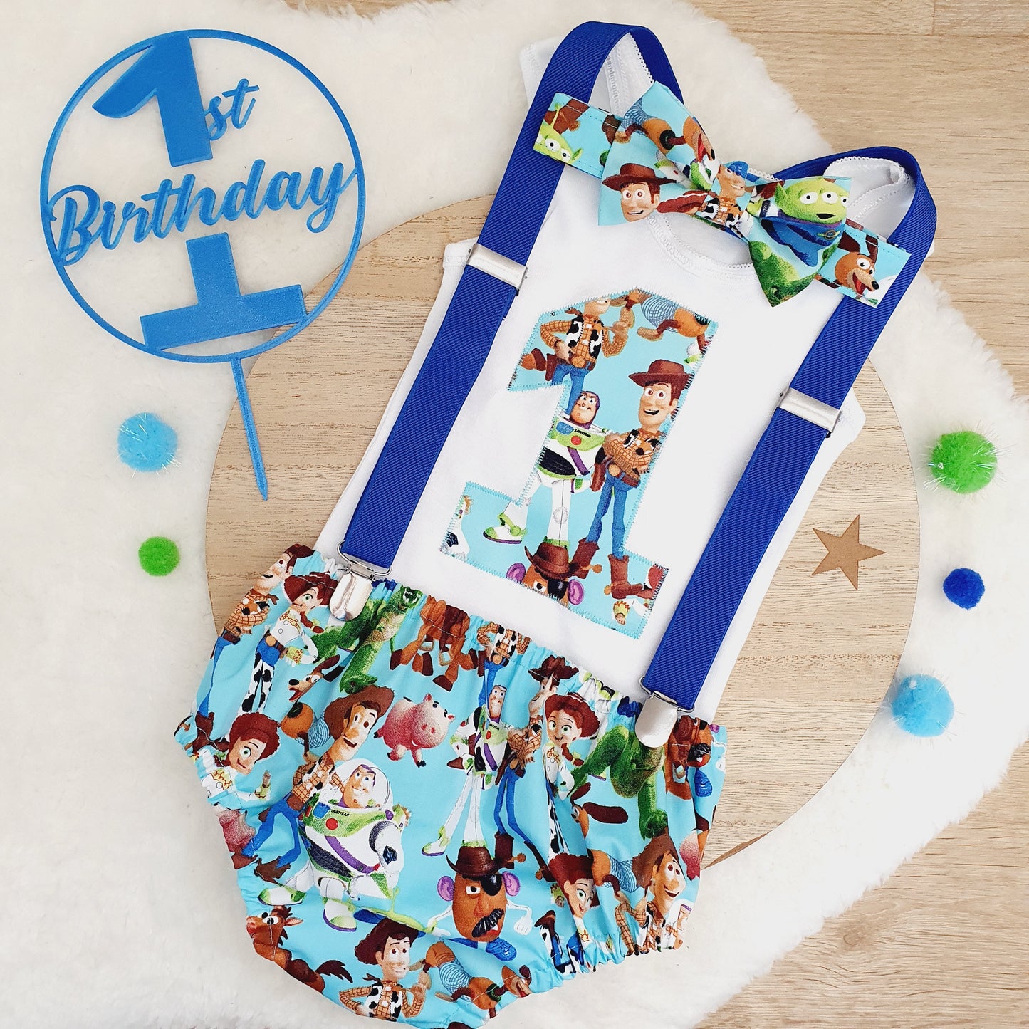 Boys 1st Birthday Outfit, Size 1