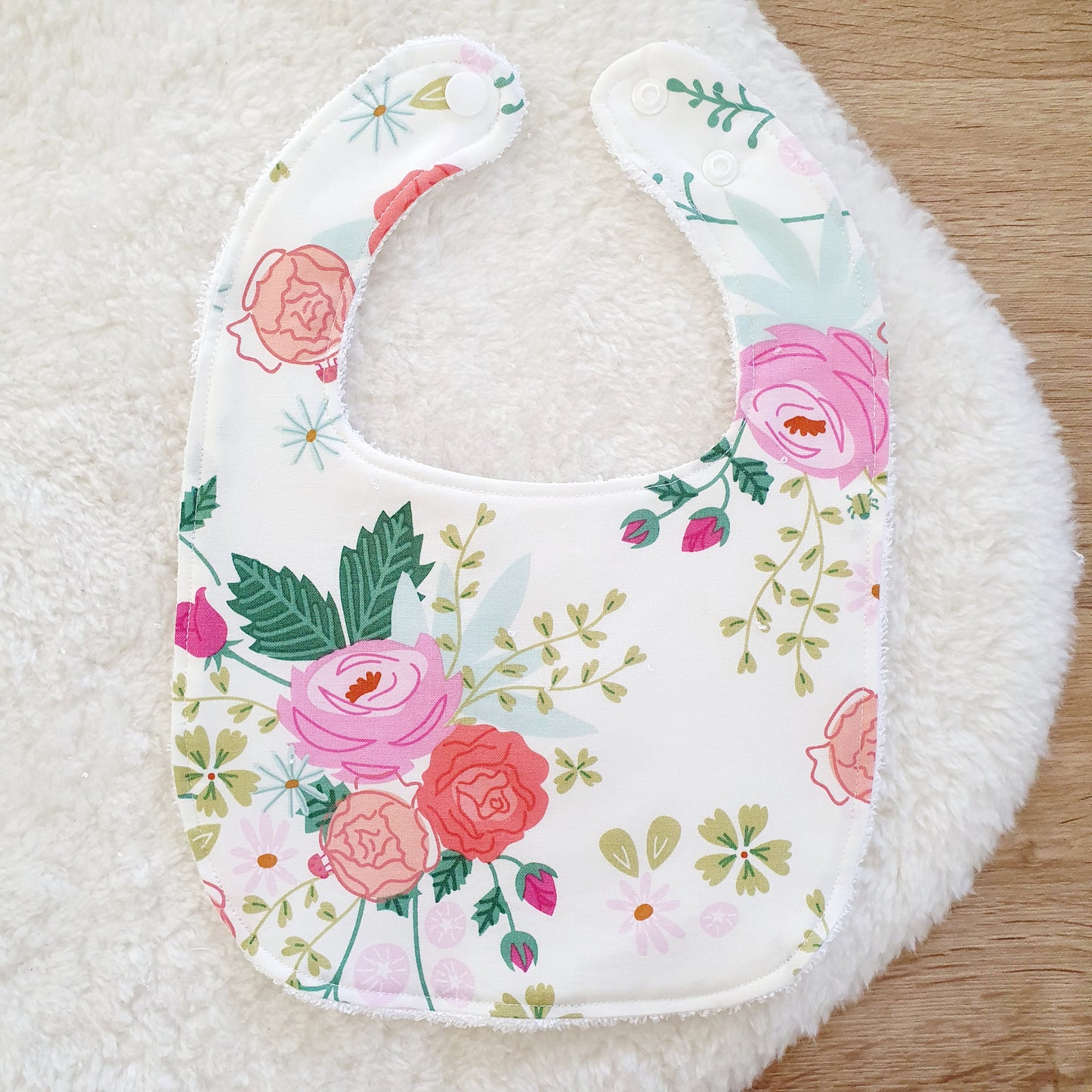 Bib, Handmade Baby Bib, Feeding Bib, Cotton / Bamboo, Ultra Absorbent