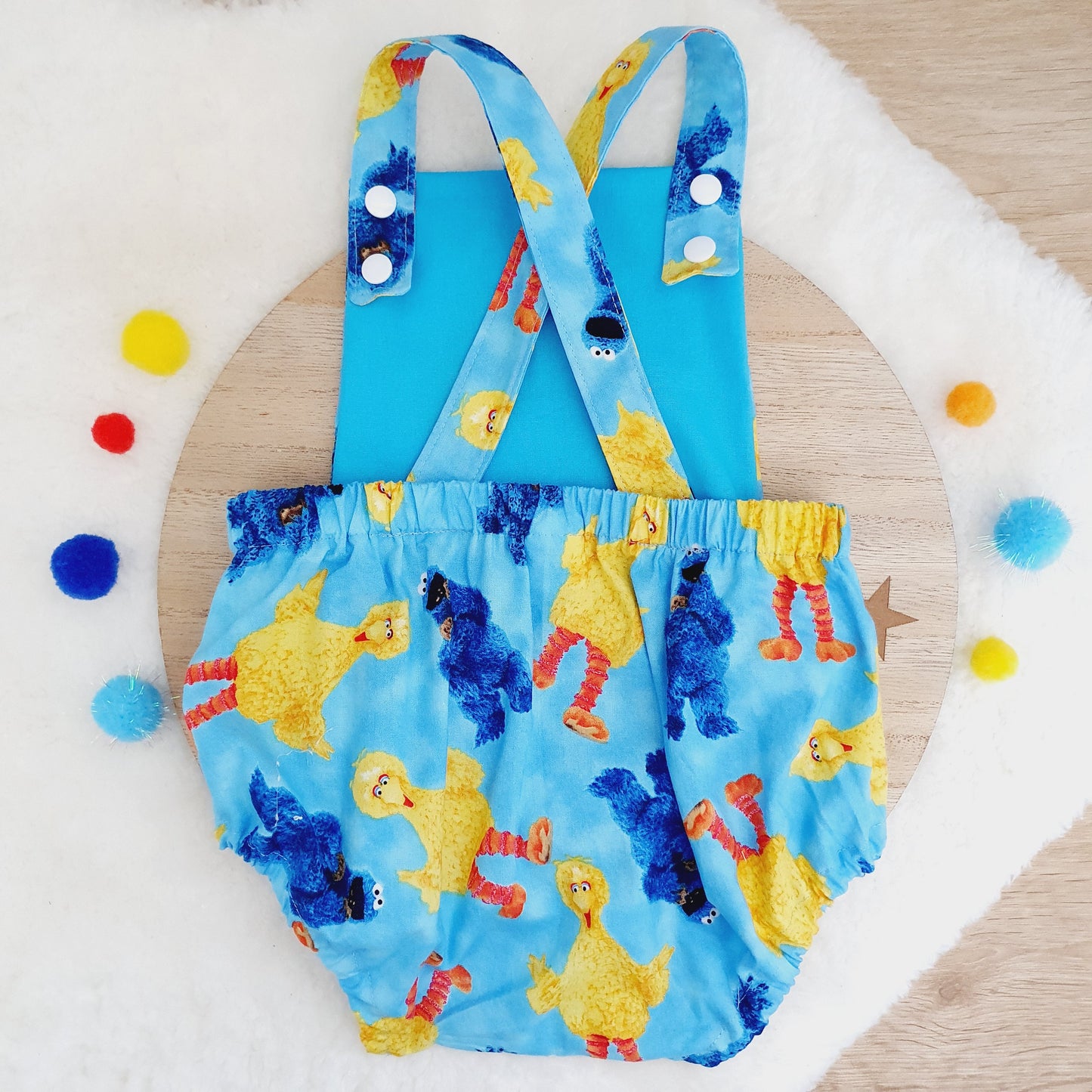 SESAME ST Baby Romper, Size 1