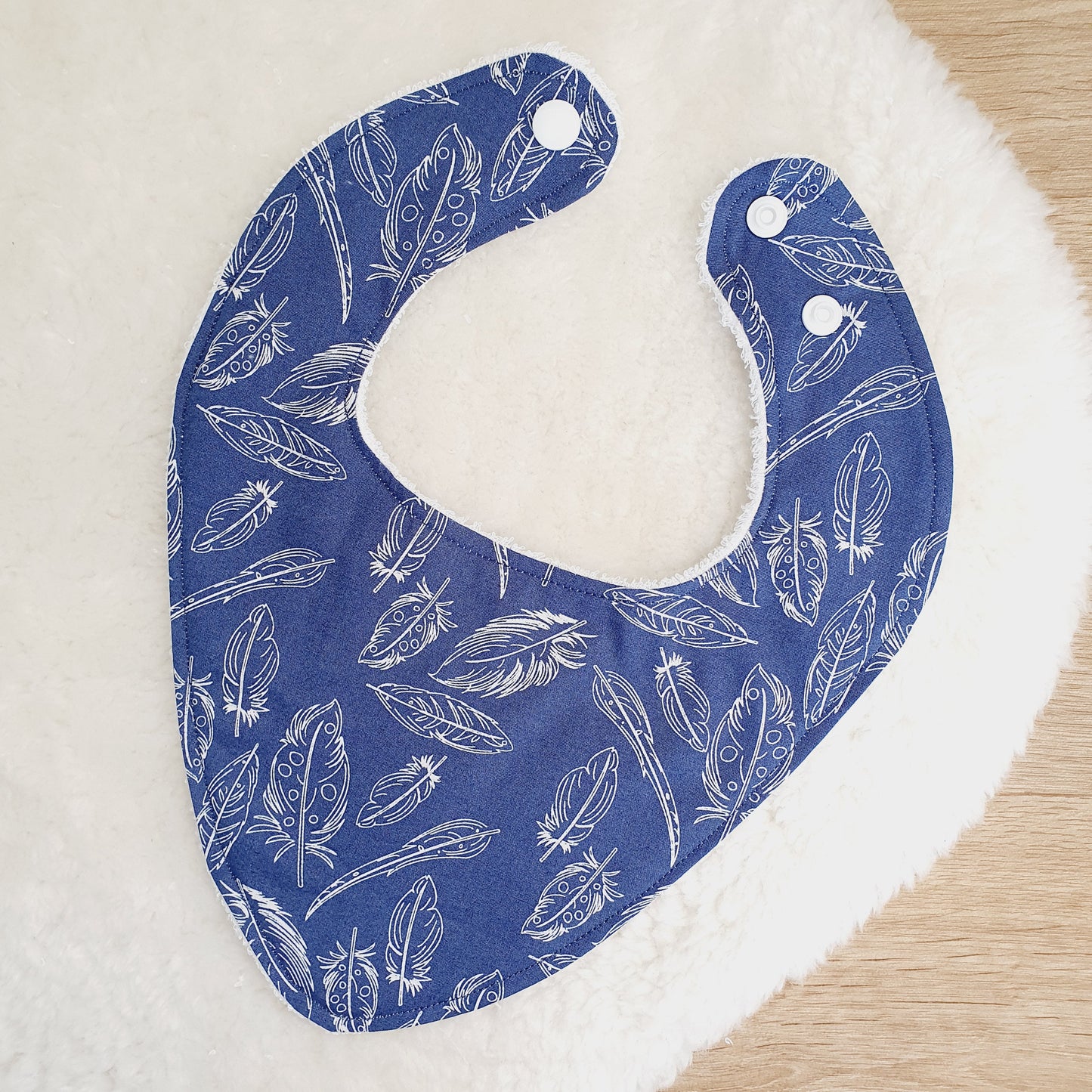 Bandana Dribble Bib, Handmade Baby Bib, Cotton / Bamboo, Ultra Absorbent