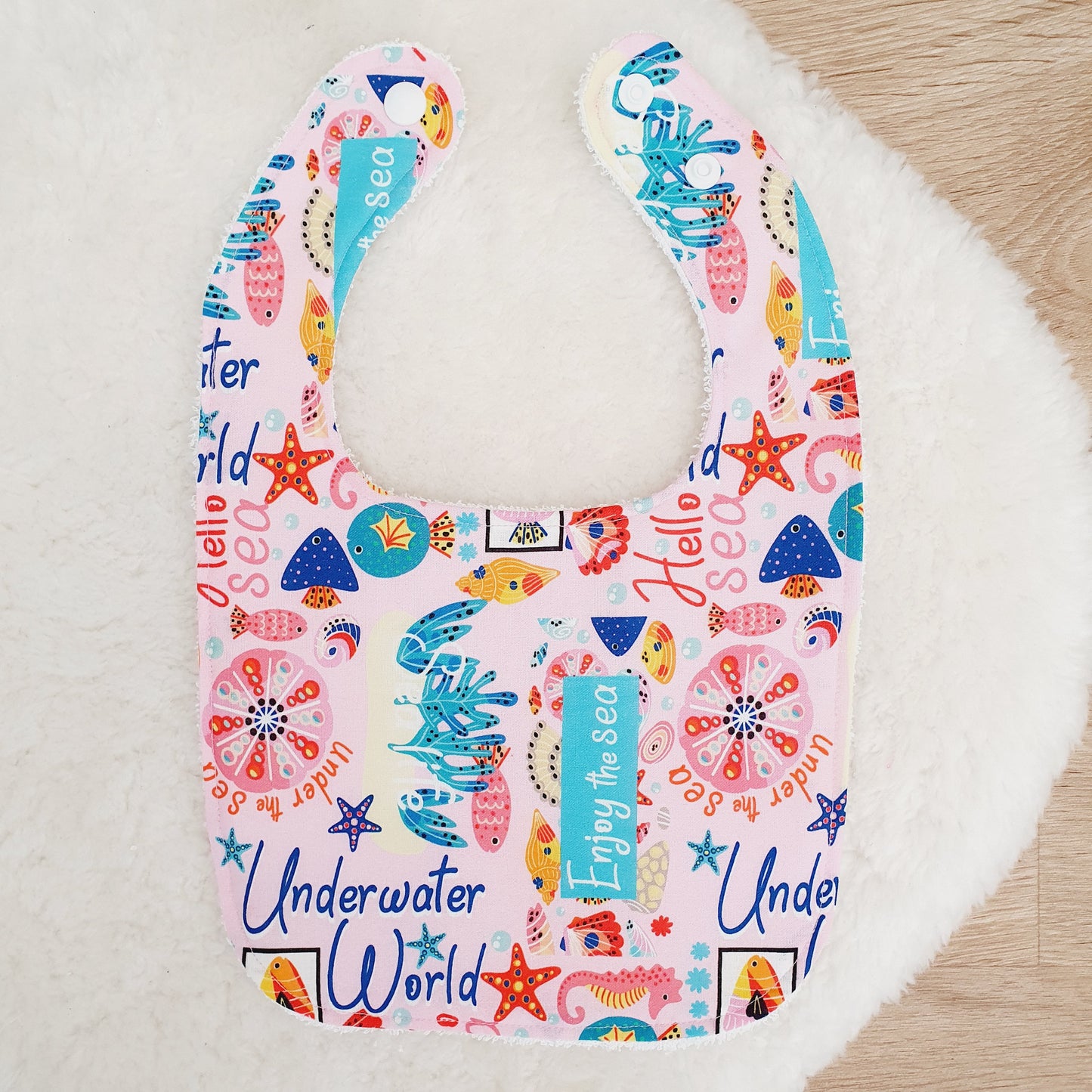 Bib, Handmade Baby Bib, Feeding Bib, Cotton / Bamboo, Ultra Absorbent
