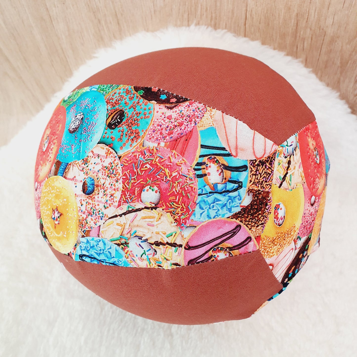 Balloon Ball Cover - Balloon Balls - Handmade Fabric Balloon Cover - DONUTS