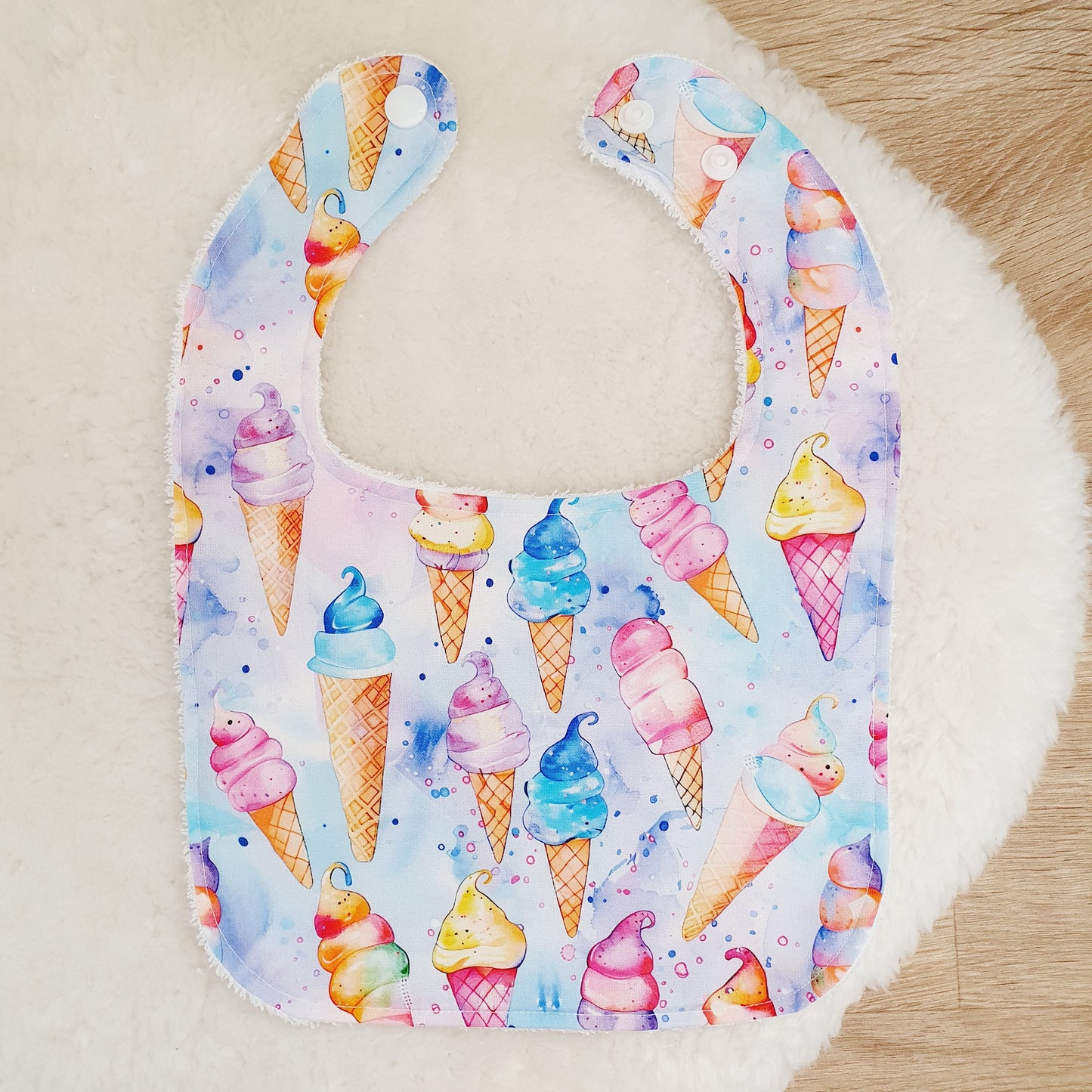 Bib, Handmade Baby Bib, Feeding Bib, Cotton / Bamboo, Ultra Absorbent