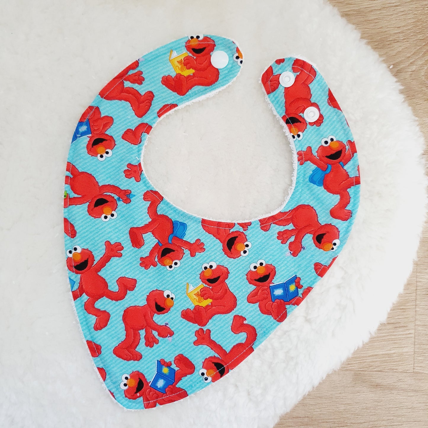 Bandana Dribble Bib, Handmade Baby Bib, Cotton / Bamboo, Ultra Absorbent