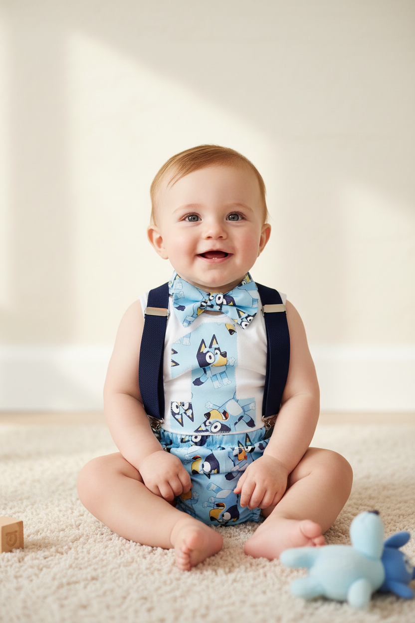 Boys Cake Smash Outfit Size 0