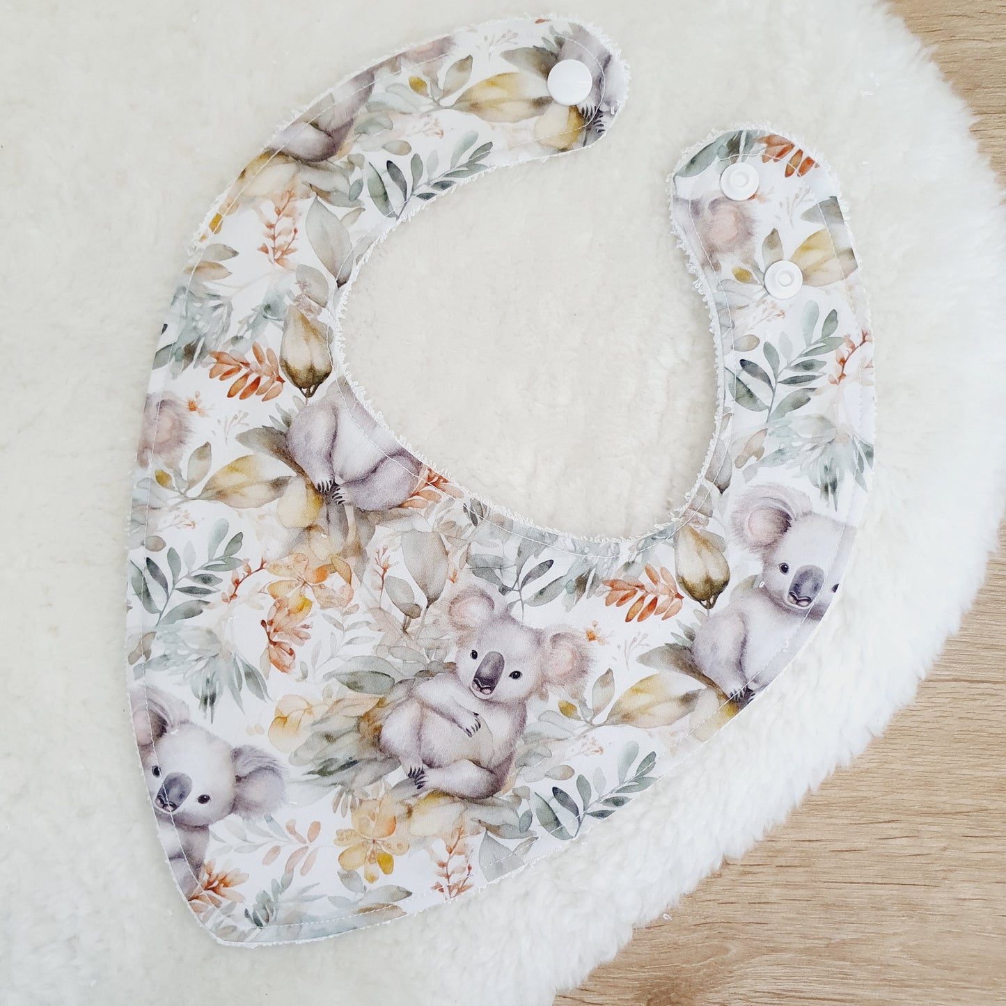 Bandana Dribble Bib, Handmade Baby Bib, Cotton / Bamboo, Ultra Absorbent