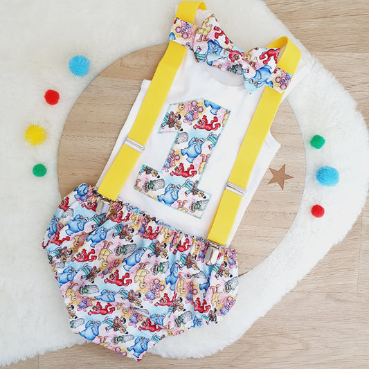 SESAME Boys 1st Birthday Outfit, Size 1