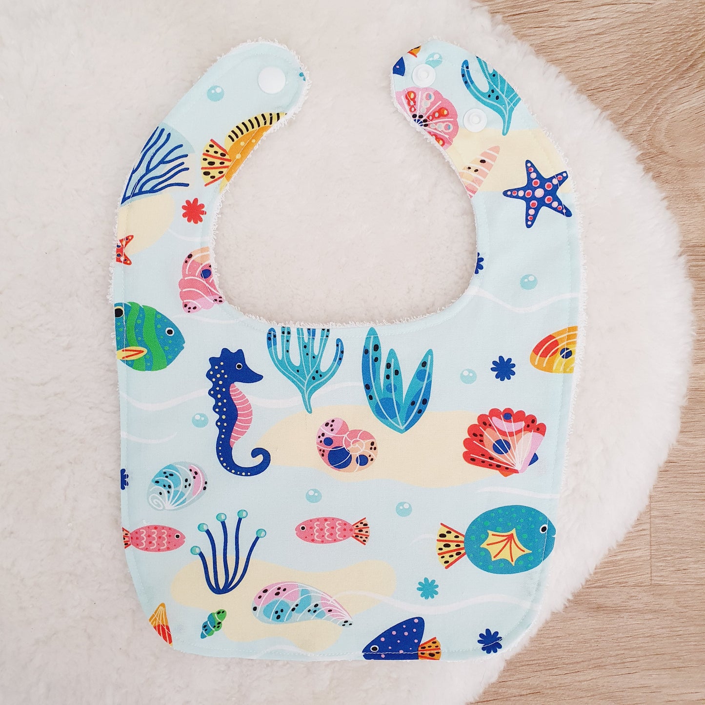 Bib, Handmade Baby Bib, Feeding Bib, Cotton / Bamboo, Ultra Absorbent