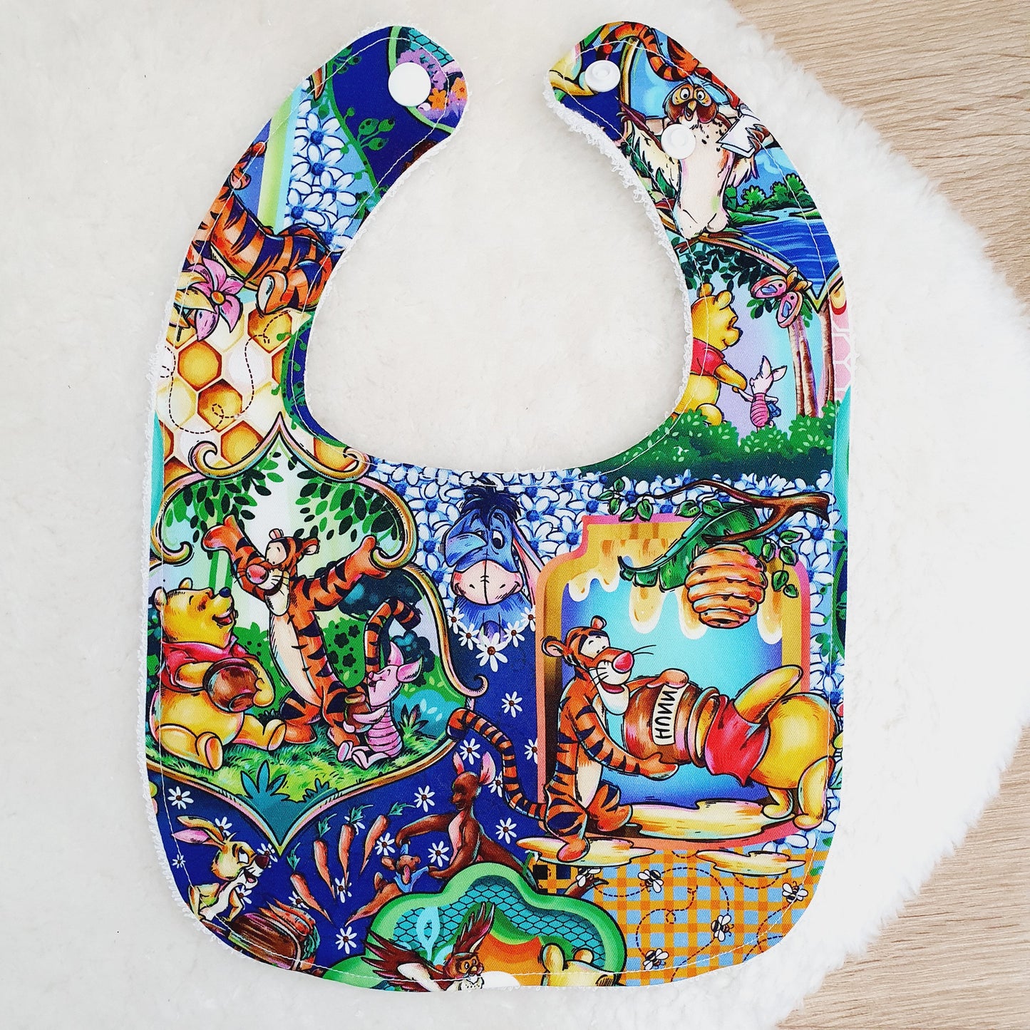 Bib, Handmade Baby Bib, Feeding Bib, Cotton / Bamboo, Ultra Absorbent