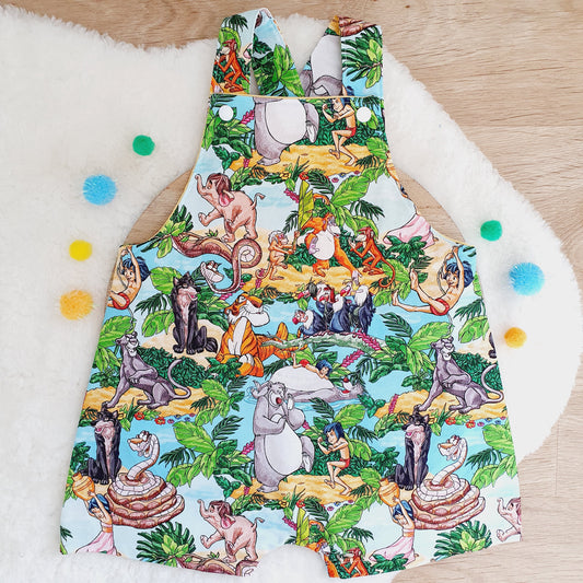 Overalls, Baby / Toddler Overalls, Short Leg Romper, Size 2