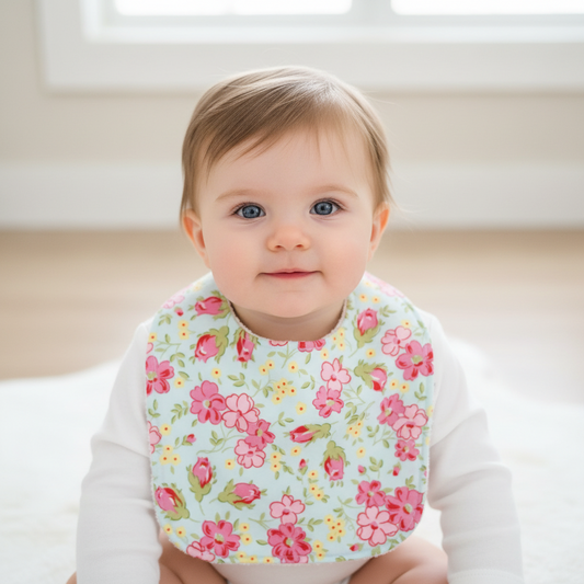 Bib, Handmade Baby Bib, Feeding Bib, Cotton / Bamboo, Ultra Absorbent