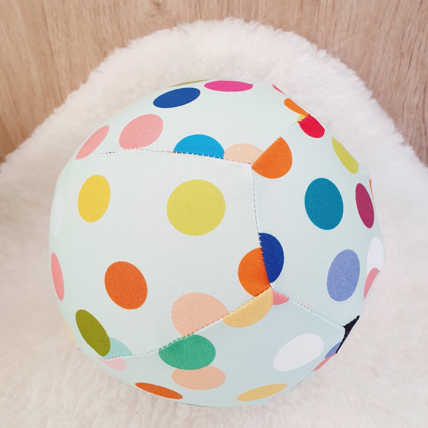 Balloon Ball Cover - Balloon Balls - Handmade Fabric Balloon Cover - Dotty