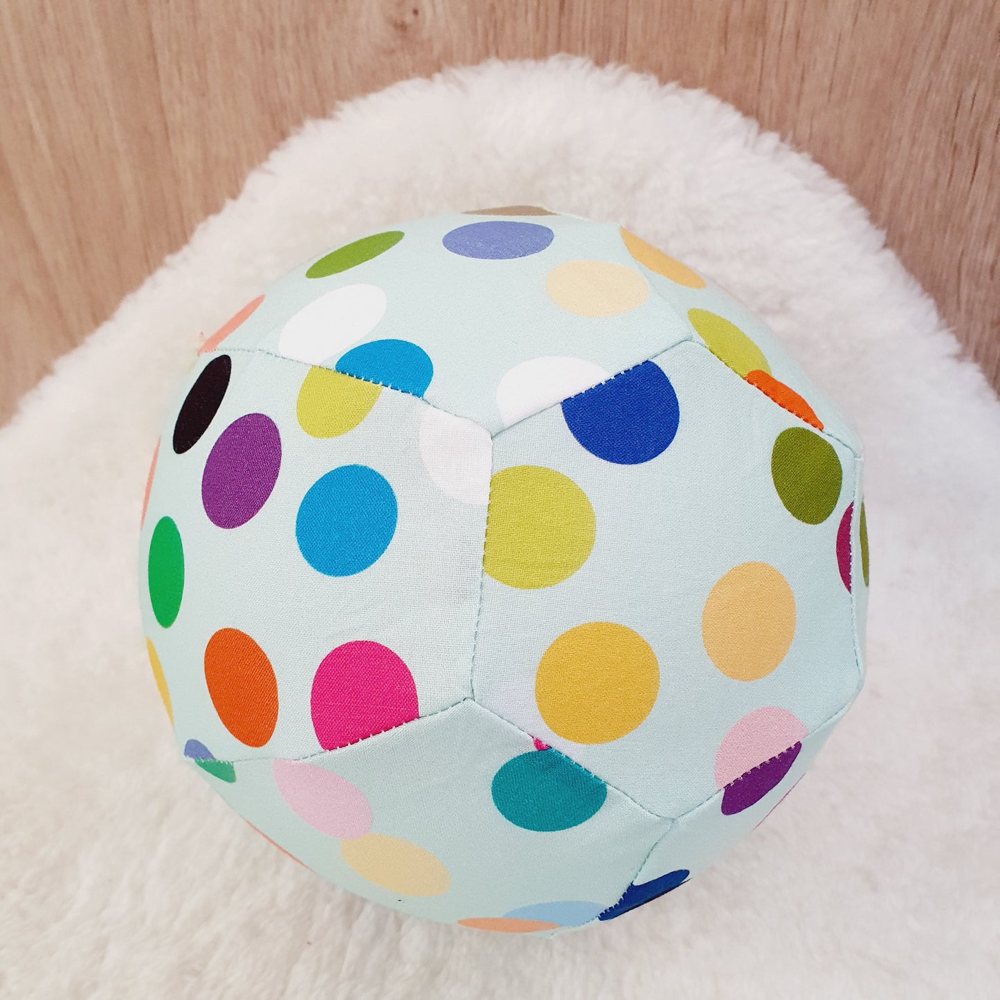 Balloon Ball Cover - Balloon Balls - Handmade Fabric Balloon Cover - Dotty