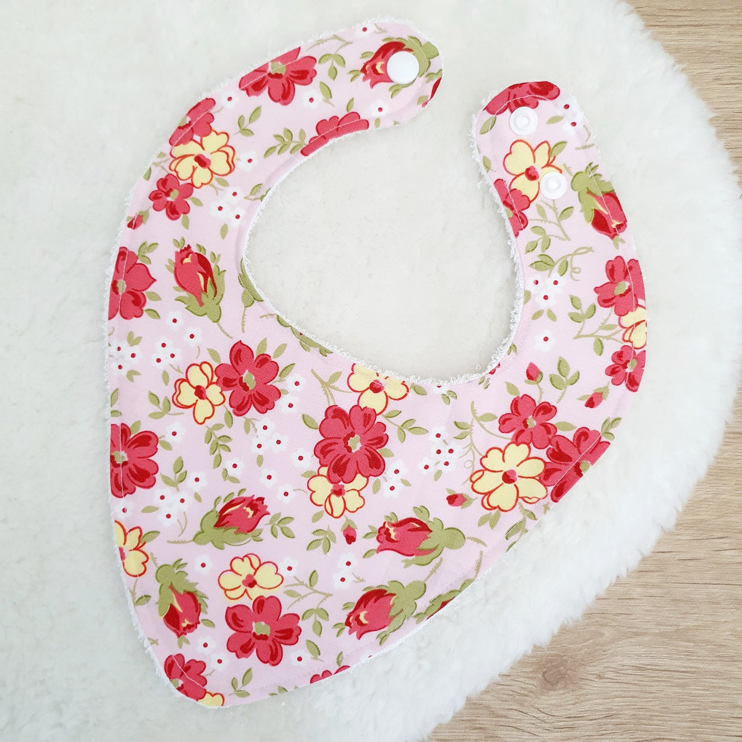 Bandana Dribble Bib, Handmade Baby Bib, Cotton / Bamboo, Ultra Absorbent