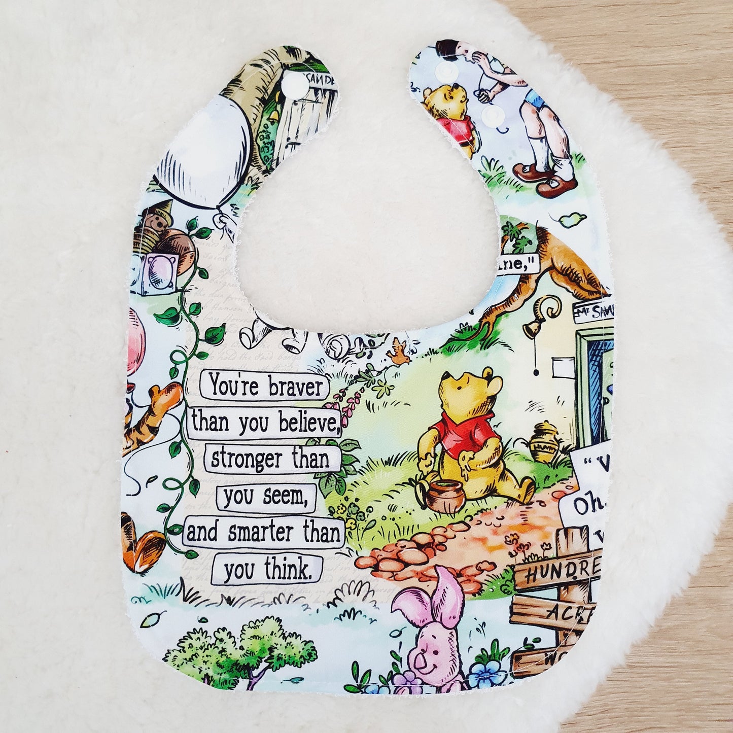 Bib, Handmade Baby Bib, Feeding Bib, Cotton / Bamboo, Ultra Absorbent