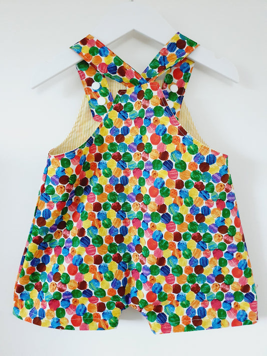 Baby / Toddler Overalls, Short Leg Romper, Size 1